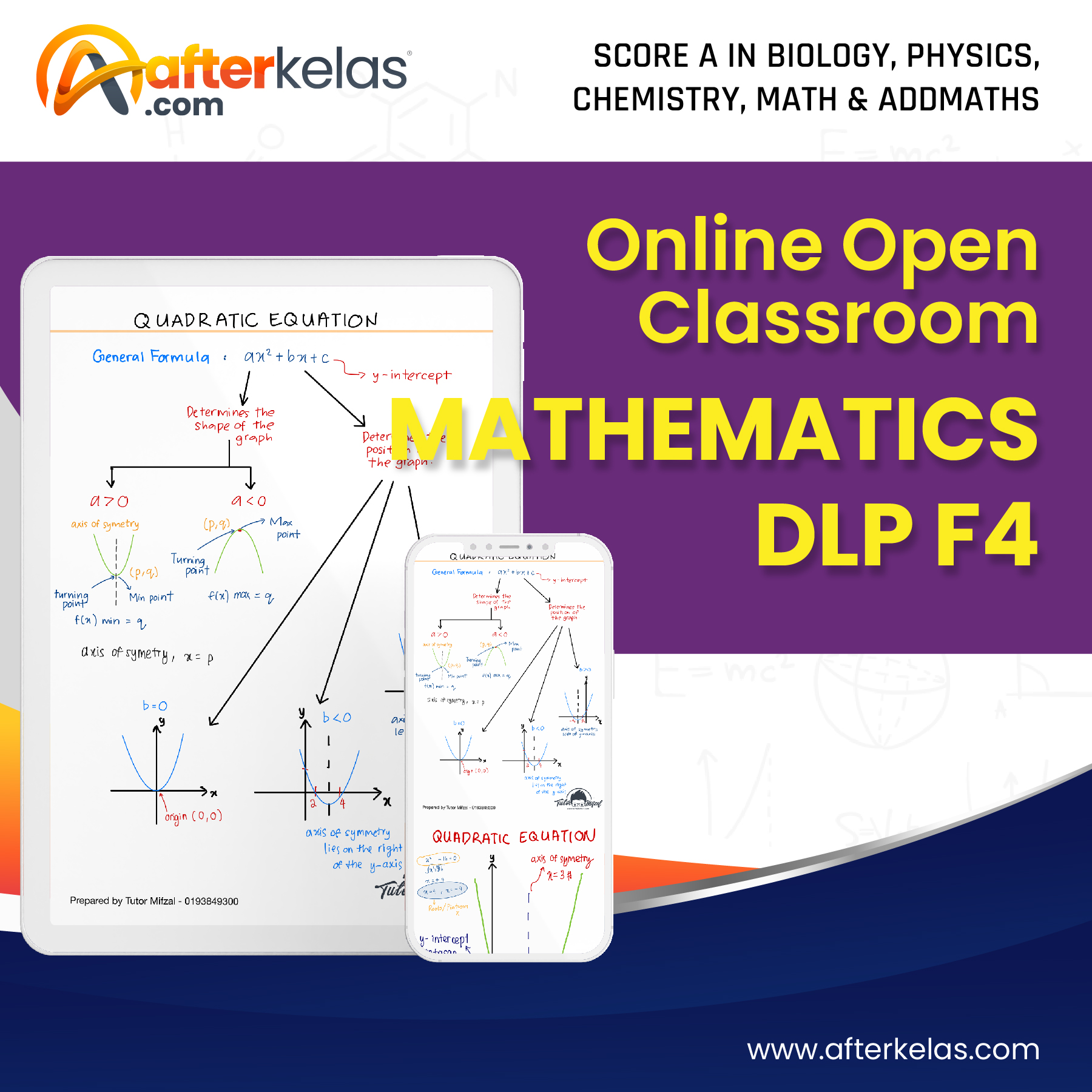 Open Classroom – Mathematics DLP F4 (English)