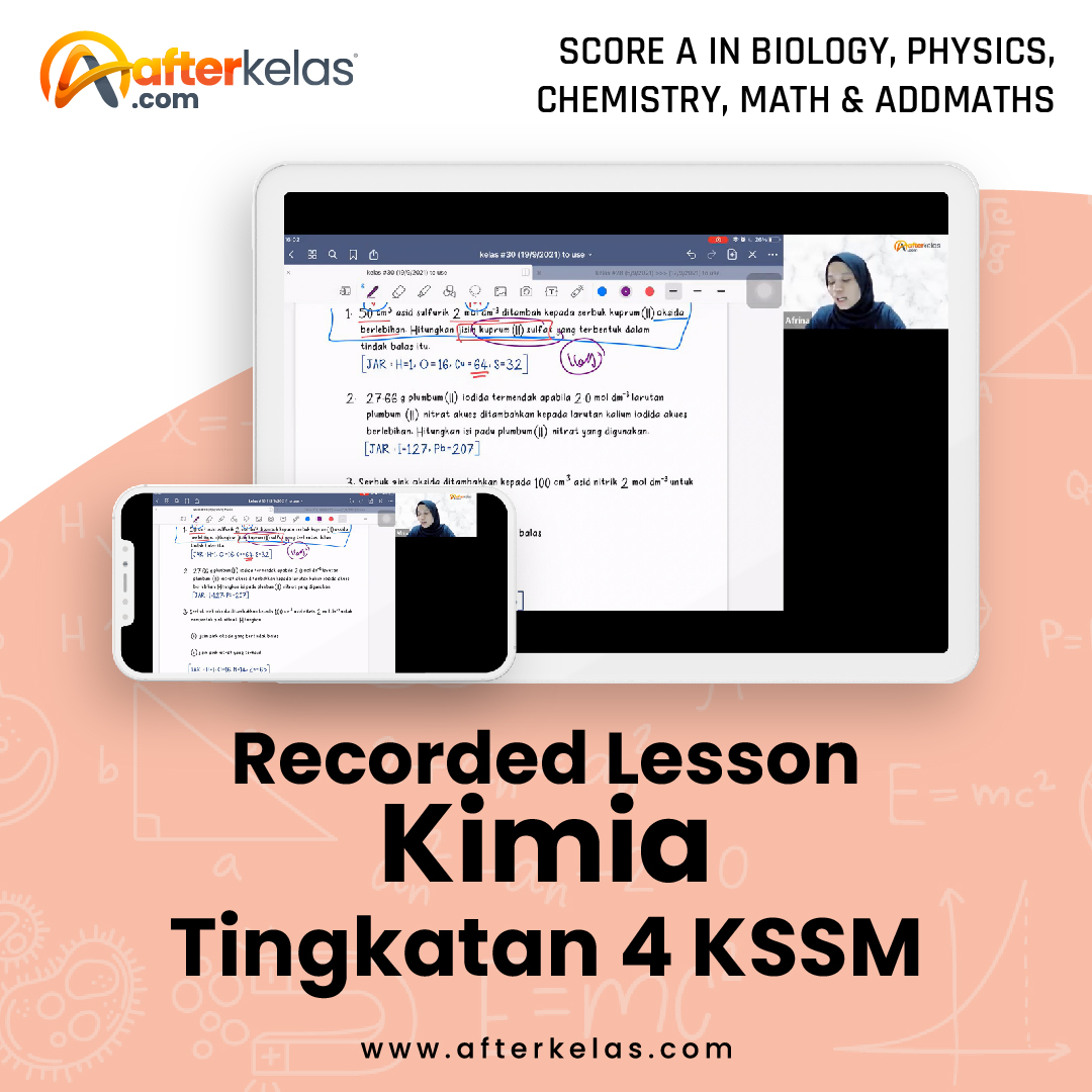 Recorded Lesson – Kimia Tingkatan 4 KSSM