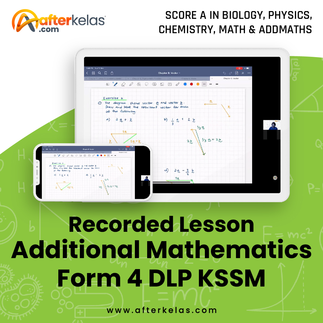 Recorded Lesson – Additional Mathematics Form 4 DLP KSSM