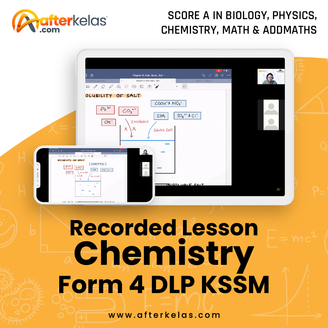 Recorded Lesson – Chemistry Form 4 DLP KSSM