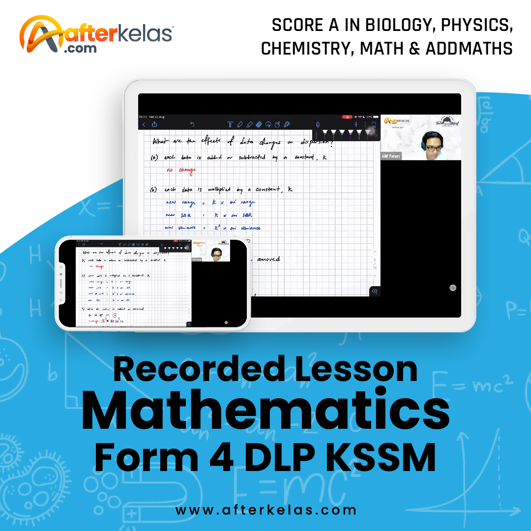 Recorded Lesson – Mathematics Form 4 DLP KSSM