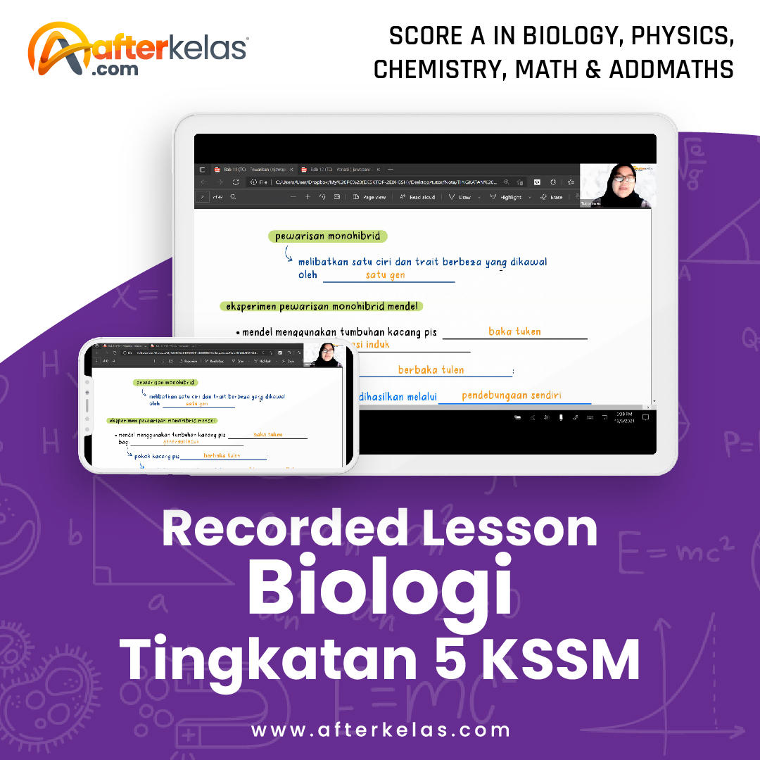 Recorded Lesson – Biologi Tingkatan 5 KSSM