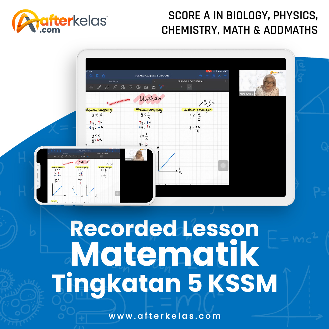 Recorded Lesson Matematik Tingkatan 5 Kssm Afterkelas